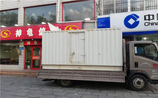 杨林尾镇出租发电机施工案例